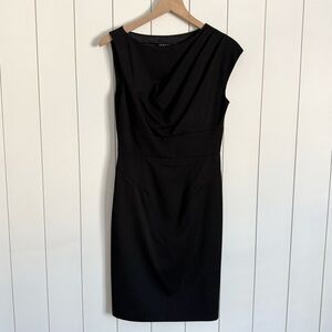 Black Halo Alexander Sheath Dress in Black